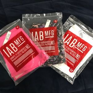 3 Pairs of IABMFG Spandex Shorts- Mediums